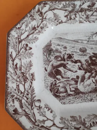 Fuente octogonal La Cartuja de Sevilla Vintage