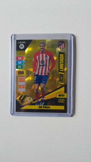 Card De Paul. Edición limitada. Adrenalyn 23/24