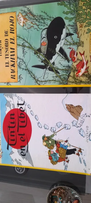 Edicionrs tintin de Hergé de juventud de Barcelona