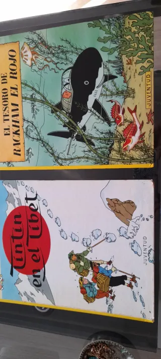 Edicionrs tintin de Hergé de juventud de Barcelona