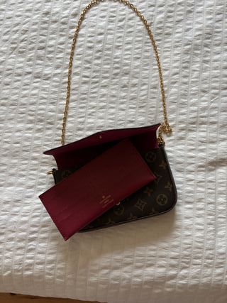 Bolso Louis Vuitton Marrón y Dorado