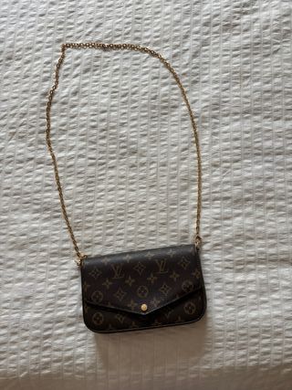 Bolso Louis Vuitton Marrón y Dorado