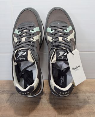 Zapatillas de piel estilo retro - Pepe Jeans - 42