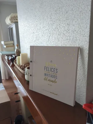Libro de firmas Mr Wonderful para boda