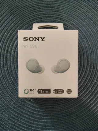 Cascos Sony WF-C510 Nuevos Celeste