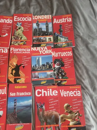 Lote 16 guías de viaje. Precio por todas