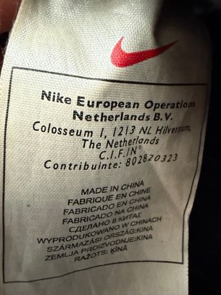 Bolso bandolera Nike negro y gris