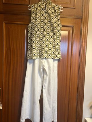 Conjunto Top y Pantalón Ancho