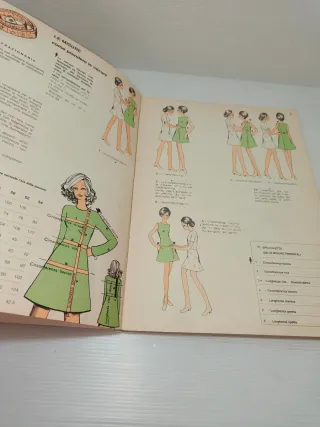 Manuale trattato di taglio e confezione anni 70