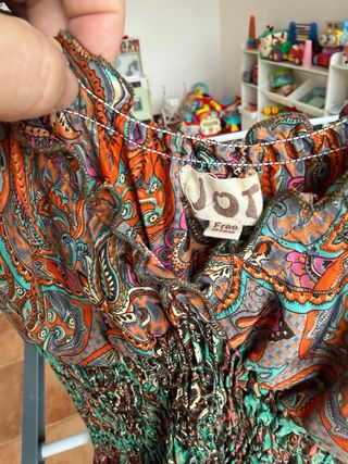 Vestido midi estampado veraniego