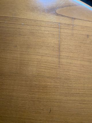 Mesa extensible + 4 sillas, madera maciza, comedor