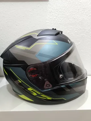 Casco Moto Mujer Negro/Gris