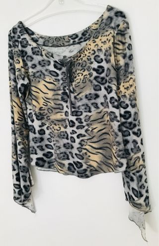 Blusa Mujer Estampado Animal