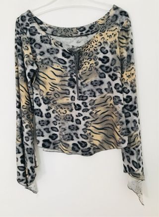 Blusa Mujer Estampado Animal