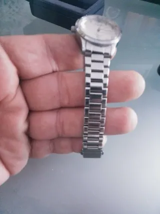 Reloj Marea Plata y Blanco mujer