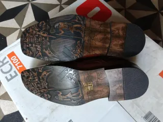 Zapatos H. Valentina Piel Talla 41 Marrones