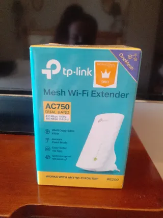 TP-Link AC750 Mesh Wi-Fi Extender RE200