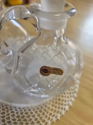 Set Oliera e Acetiera Cristallo C.A.L.P.