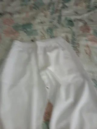 Pantalón de trabajo blanco talla G