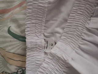 Pantalón de trabajo blanco talla G