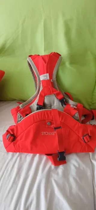Mochila Portabebés Stokke MyCarrier Roja