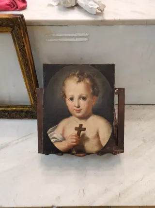 Óleo sobre tela adherida a tabla. C. 1730. Niño J