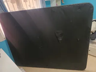 Somier tapizado negro 150cm