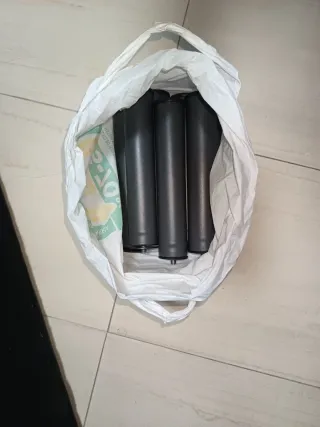 Somier tapizado negro 150cm