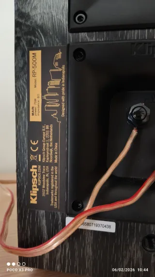 Altavoces Klipsch Negros.  RP. 500 -M