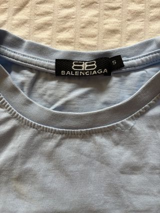 Camiseta Balenciaga Azul