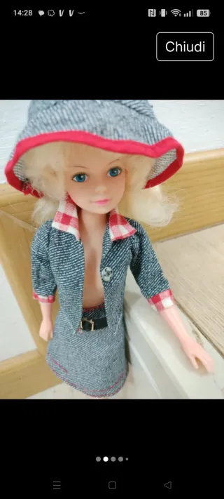 Jeans Completo 3 Pezzi per Barbie e simili