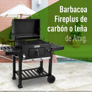 Amig - Barbacoa Fireplus Portátil de Carbón | Barb