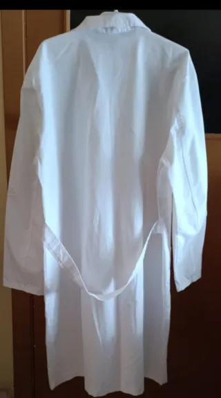 Bata Sanitaria Unisex Blanca