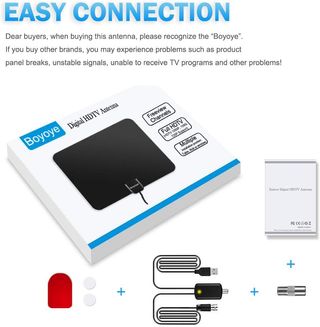 Antena de TV, Boyoye Antena de TV interior para Fr