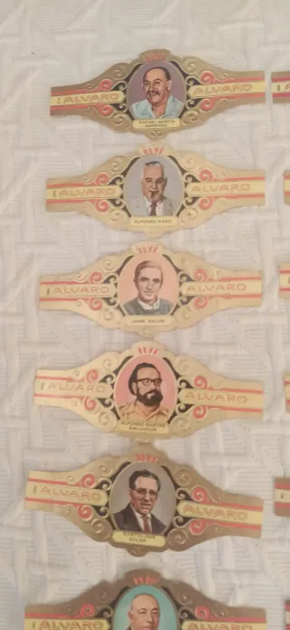 Vitolas de Cigarros Álvaro - Colección