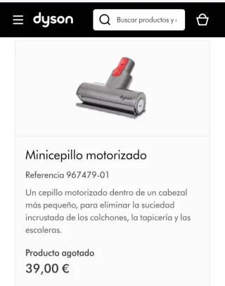 Mini spazzola motorizzata per tappezzerie Dyson V8