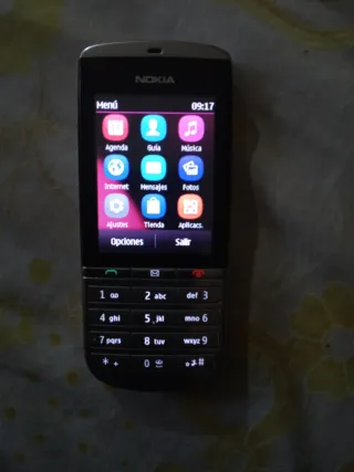 Nokia Asha 300 Plata