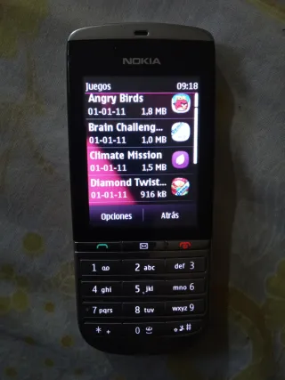 Nokia Asha 300 Plata