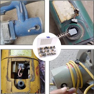 RUNCCI-YUN 40PCS Cepillos de carbono para motor,Ce