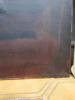 Pareja de retratos al óleo Francisco Sans Castaño