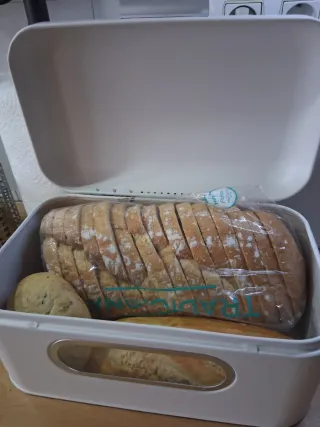 Panera Blanca Cocina Metal y Plástico