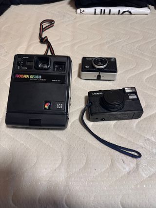 Macchina fotografica vintage nera