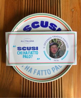 Piatto Il secondo tragico Fantozzi