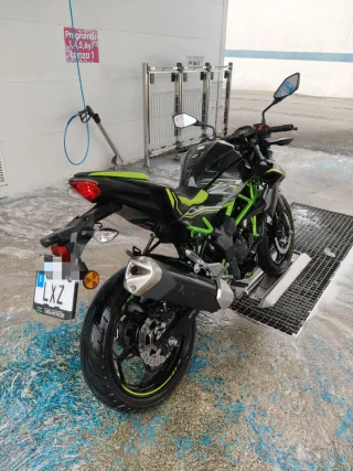 Kawasaki Z125 Negra y Verde 2022