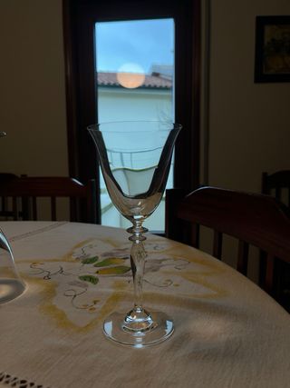 Jogo de copos de servir em vidro