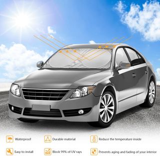 URAQT Parasol Delantero Coche, Sol Sombra, Protect