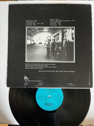 ITOIZ LP VINILO ALKOLEA MUY BUEN ESTADO LIBRETO