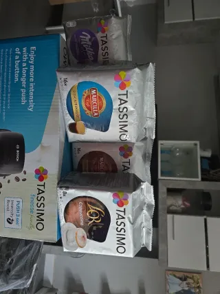 Cafetera Tassimo Bosch Negra