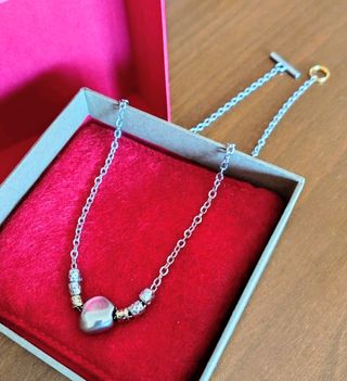 Collana argento 925 stile Dodo pepita granelli