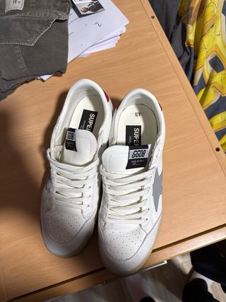 Zapatillas Golden Goose Ballstar Blancas Plata